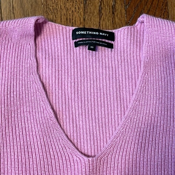 Something Navy Pink Sweater - Picture 6 of 13